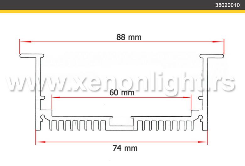 Aluminijumski led profil- ugradni-10