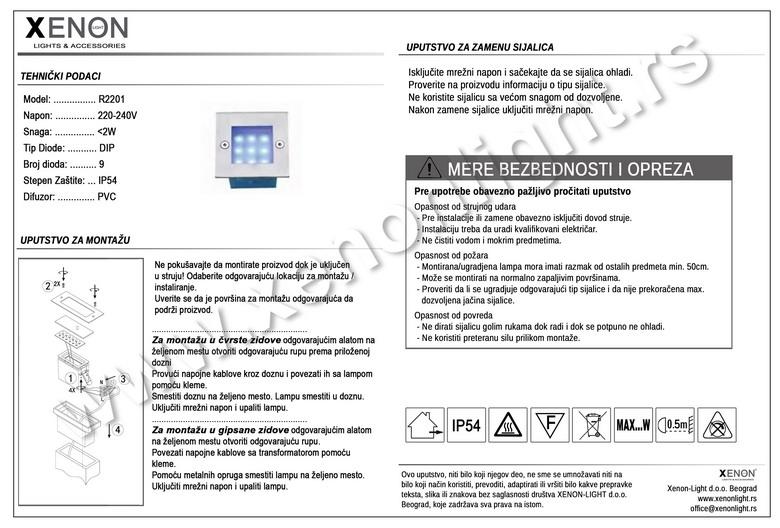 Ugradna-R2201 LED