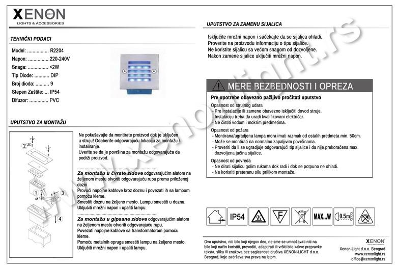 Ugradna-R2204 LED