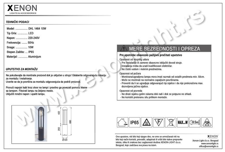 Baštenska - STUB DHL1464 10W