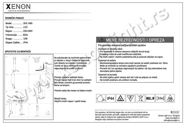 Baštenska stub- DHL1465