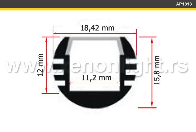 Aluminijumski led profil-viseci-012