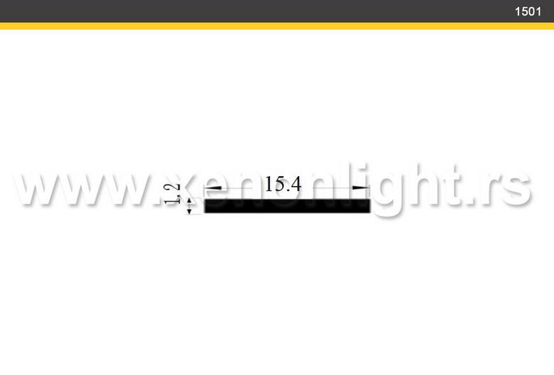 Aluminijumski led profil-Q-1501