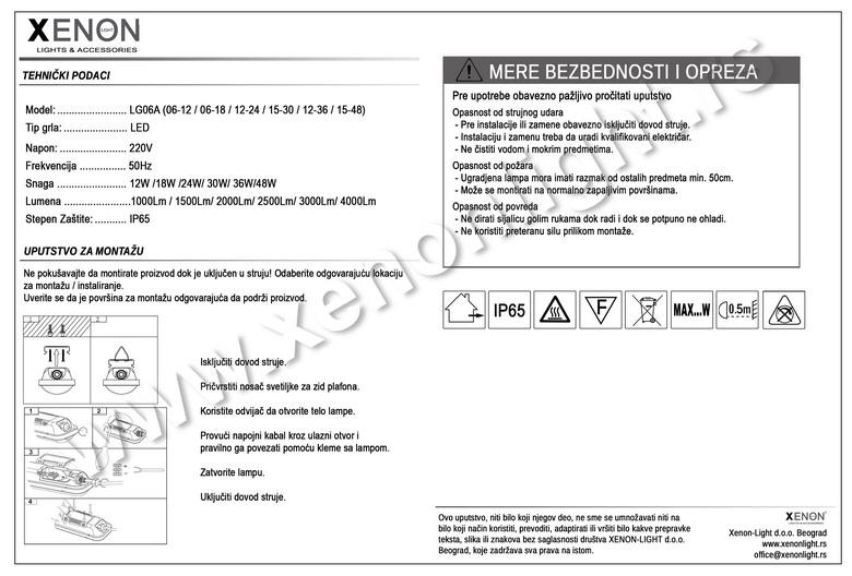 Vodonepropusna LG06A-12-36