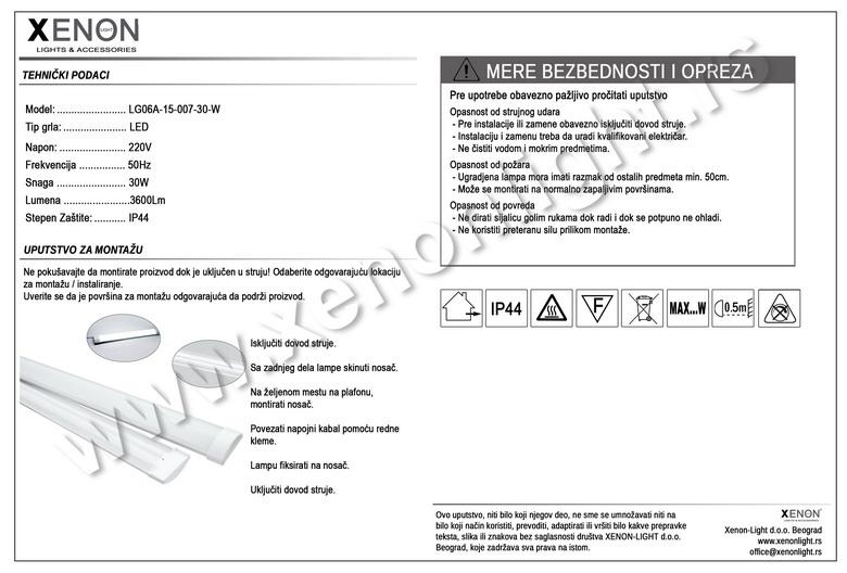Vodonepropusna LG06A-15-007-30-W