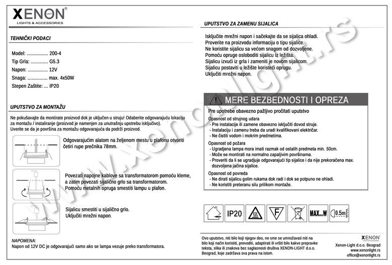 Staklena rozetna-200-4