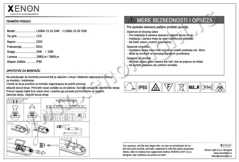 Vodonepropusna LG06A-12-24
