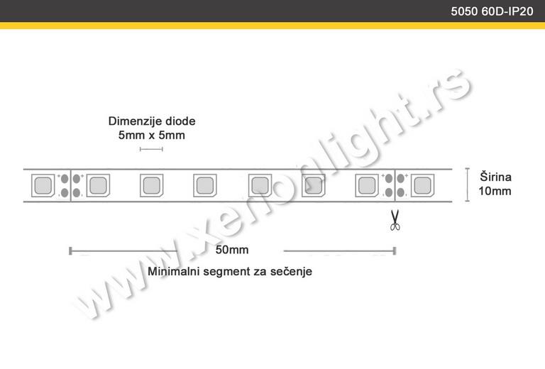 Led traka-5050 60D-IP20