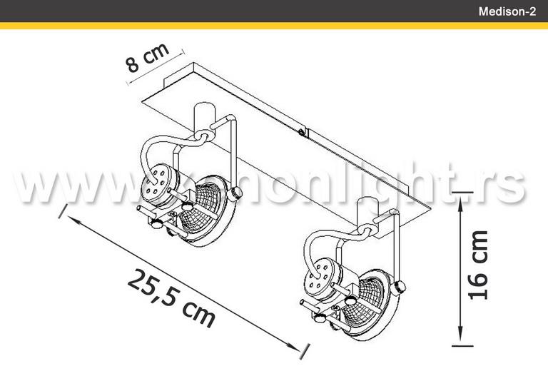 Plafonska lampa-Medison-2