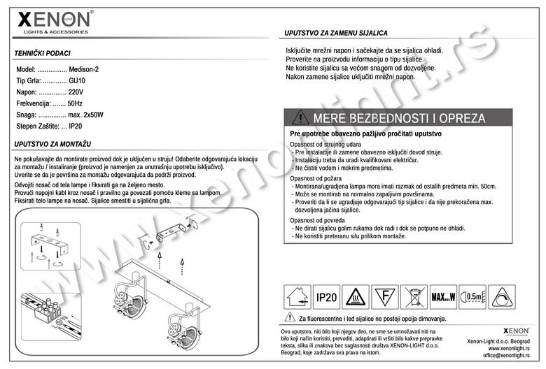 Plafonska lampa-Medison-2