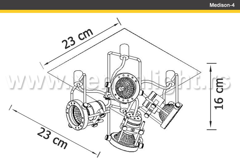Plafonska lampa-Medison-4