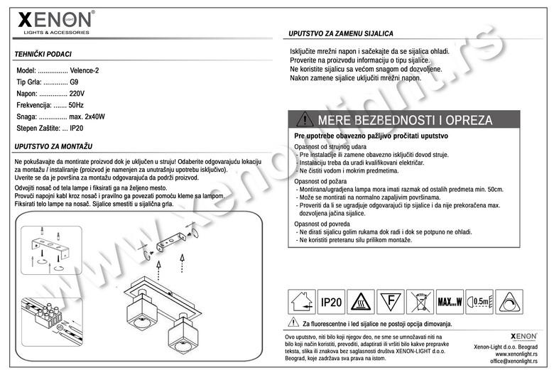 Plafonska lampa-Velence-2