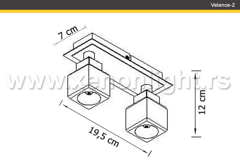 Plafonska lampa-Velence-2