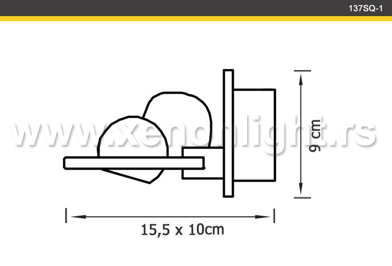 Zidna lampa-137SQ-1