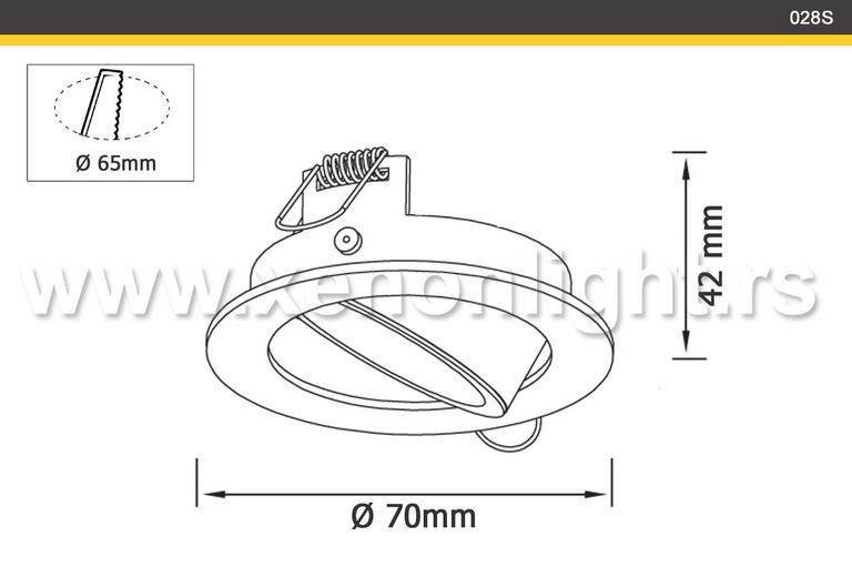 Okrugla rozetna-028S
