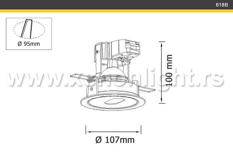 Okrugla rozetna-618B