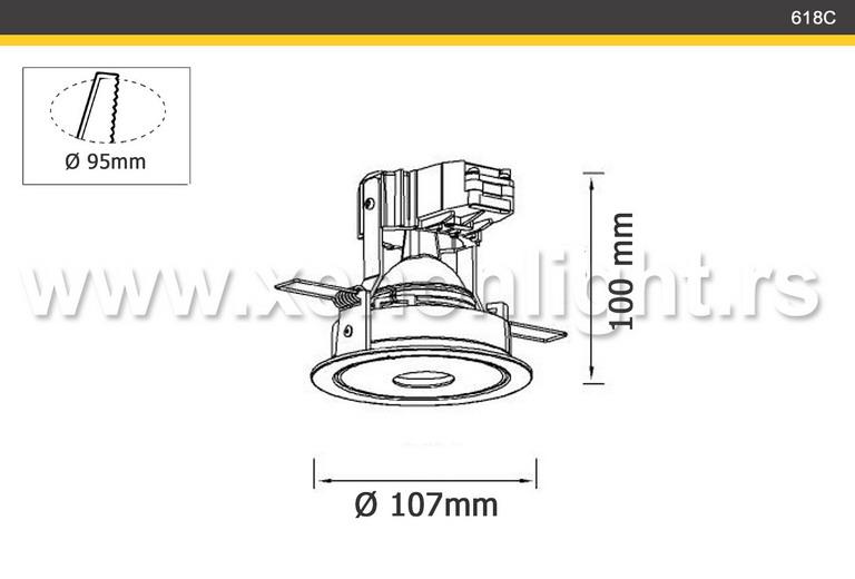 Okrugla rozetna-618C
