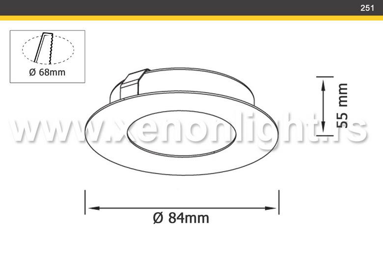 Okrugla rozetna-251/110