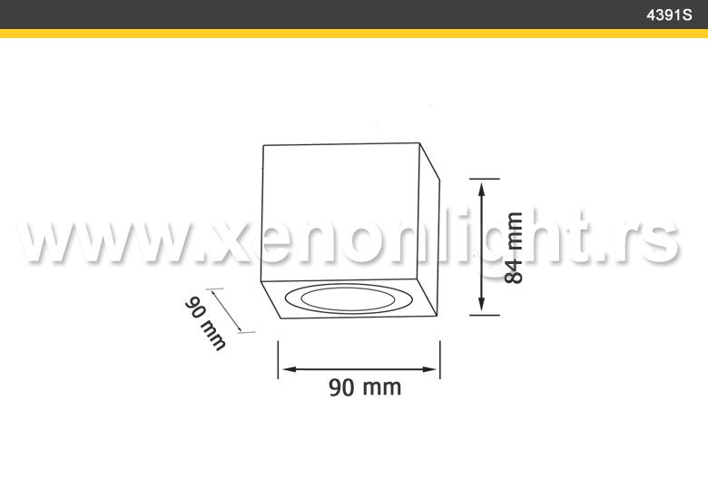 Kućište nadgradno-4391S