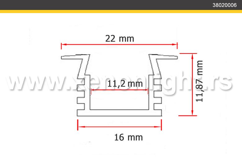 Aluminijumski led profil- ugradni-06