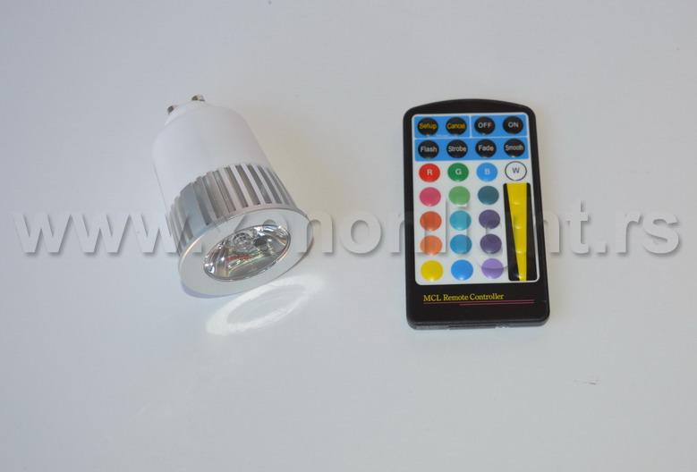 Sijalica- G3000503 RGB 1x5W 220V GU10