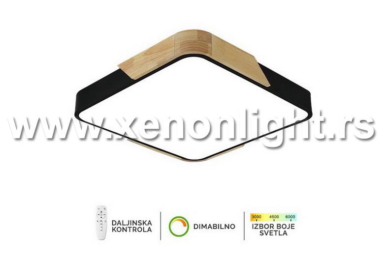 LED PLAFONSKA LAMPA 30W 2700-6000K F2812-30C CRNA+DRVO