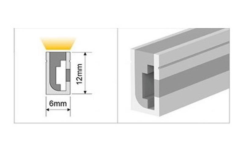 FLEKSI LED NEON SEN-0612-24V 10m