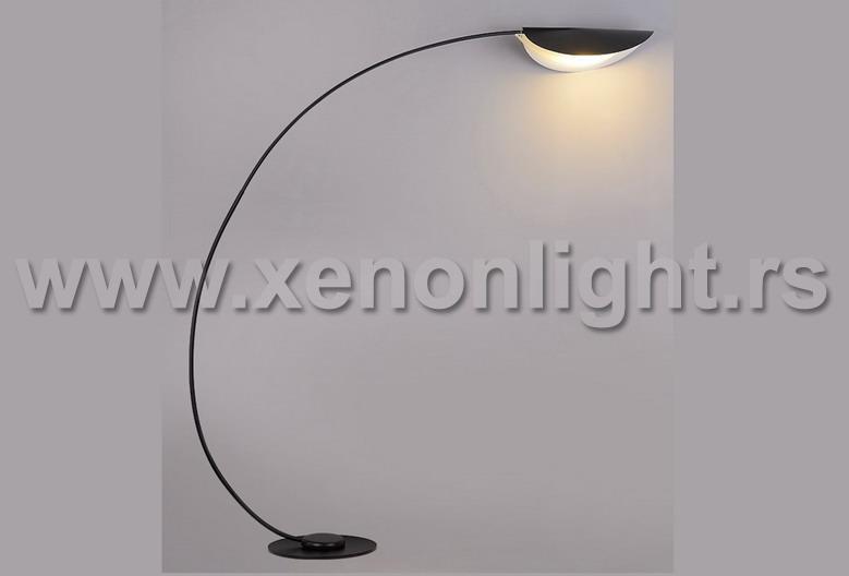 Podna lampa 7028F 195cm E27 BK