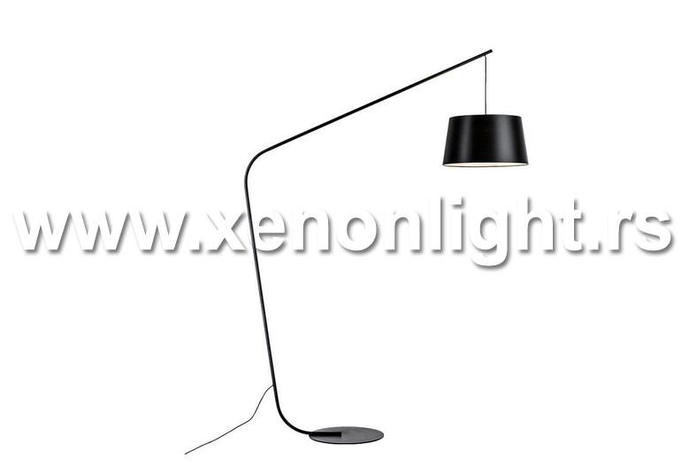Podna lampa 10217F 180cm E27 BK