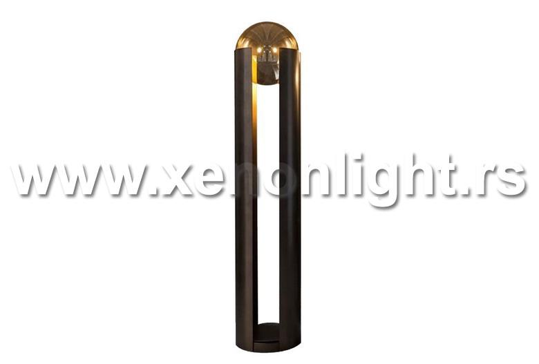 Podna lampa 9355T/L 143cm E27 BK