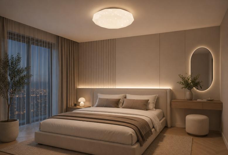 Led Plafonjera-SC-H101F SWITCH WH+WW